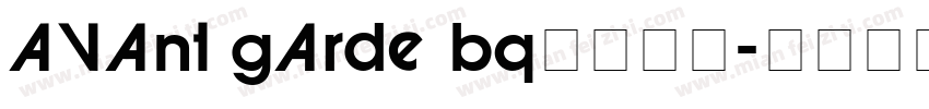 avant garde bq字体下载字体转换